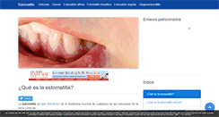 Desktop Screenshot of estomatitis.com