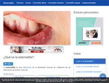 Tablet Screenshot of estomatitis.com